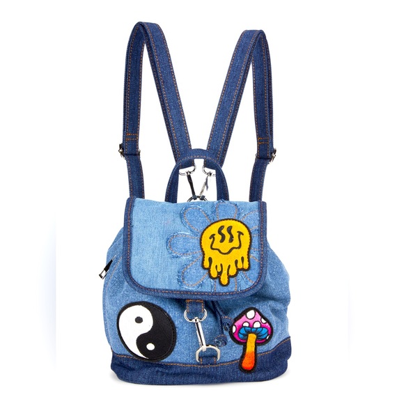 ✨🆕Dolls Kill x Current Mood Lift Your Spirit Mini Backpack!BNWT! - Picture 5 of 10